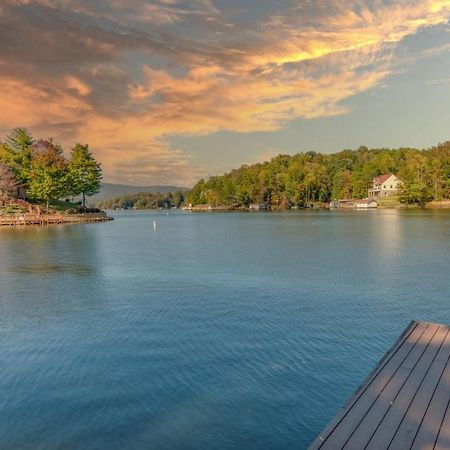 Russell'S Fort At White Oak Point: Historical Cabin On Lake Lure, Luxury, Direct Lake Access! Villa Exteriör bild