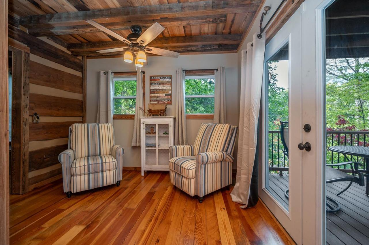 Russell'S Fort At White Oak Point: Historical Cabin On Lake Lure, Luxury, Direct Lake Access! Villa Exteriör bild